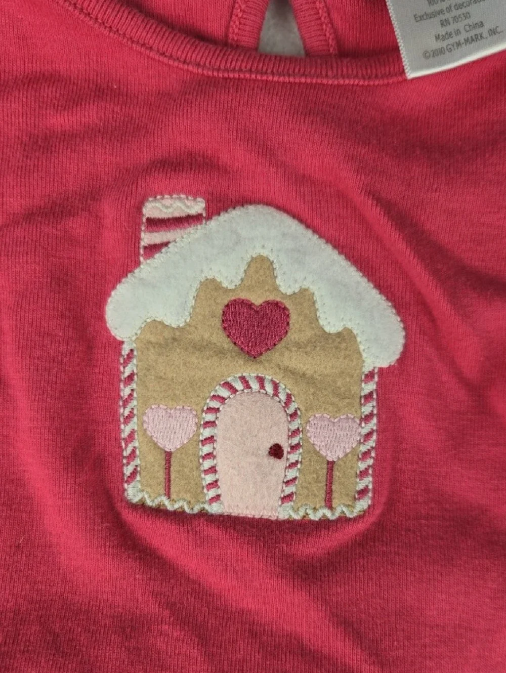 Gymboree Gingerbread Christmas Outfit Girls Size 18-24 Long Sleeve Pants